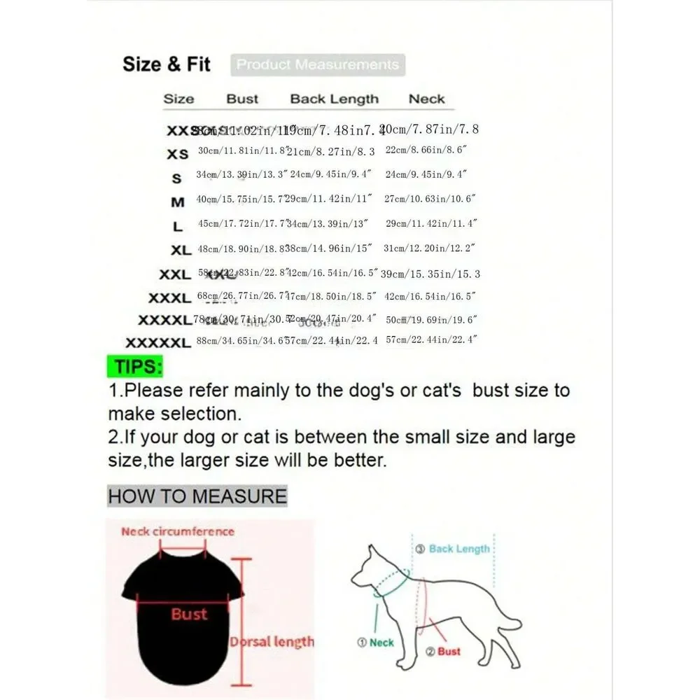 Dog Pet Super Hero Cape Shirt Graphic Prnt Halloween Costume Vest NWT Large